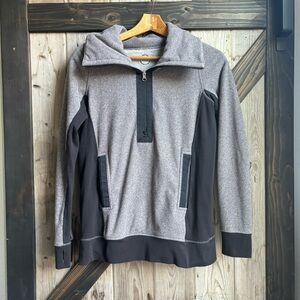 Lululemon gray 1/4 zip pullover size 4